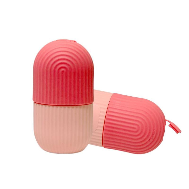 Lightweight Soothing Ice Face Roller, Daily Multi-Purpose Comfort Facial Ice Roller, Face Massager Gua Sha Mold, Ice Compress Tool for Eyes, Face Pore Removal Skincare Product, Gifts for Girlfriend, Glow up Tip for Girls