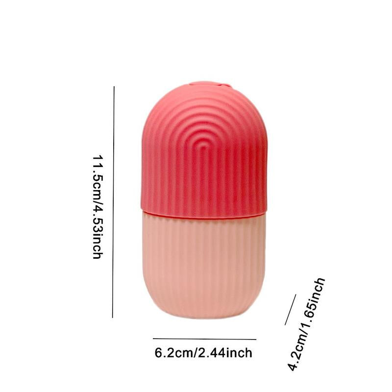 Lightweight Soothing Ice Face Roller, Daily Multi-Purpose Comfort Facial Ice Roller, Face Massager Gua Sha Mold, Ice Compress Tool for Eyes, Face Pore Removal Skincare Product, Gifts for Girlfriend, Glow up Tip for Girls